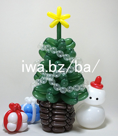 バルーン クリスマスツリー